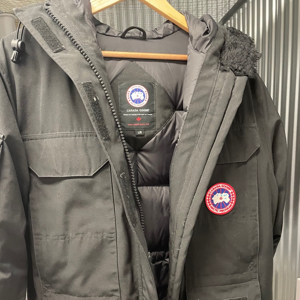 Canada Goose Black Expedition Parka Jacket